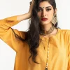 Dobby Dyed Embellished Shirt And Trouser KST-43319 - Image 2