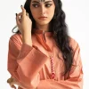 Dobby Dyed Embellished Shirt And Trouser KST-43320 - Image 2