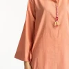 Dobby Dyed Embellished Shirt And Trouser KST-43320 - Image 3