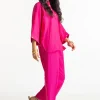 Dobby Dyed Embellished Shirt And Trouser KST-43324 - Image 5
