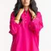 Dobby Dyed Embellished Shirt And Trouser KST-43324 - Image 4