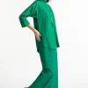 Dobby Dyed Embellished Shirt And Trouser KST-43326 - Image 5