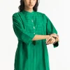 Dobby Dyed Embellished Shirt And Trouser KST-43326 - Image 2