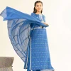 3 Piece - Embroidered Suit - PE25-355 BLOCK PRINT - Image 6