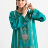 2 Piece - Embroidered Suit - PMD25-09 M - Image 3