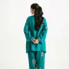 2 Piece - Embroidered Suit - PMD25-09 M - Image 4