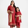 3 Piece - Embroidered Suit - PMD25-12 M - Image 8