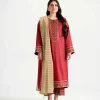 3 Piece - Embroidered Suit - PMD25-12 M - Image 2